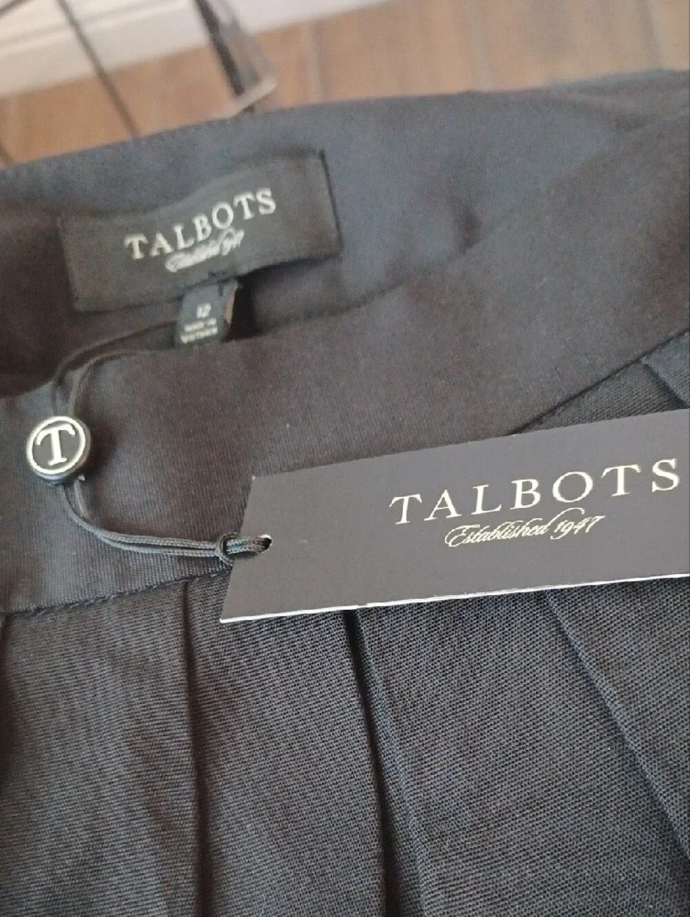NWT Talbots Black Skirt